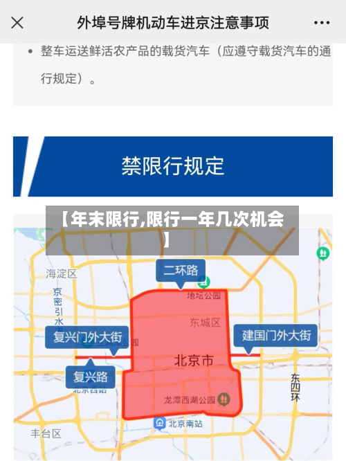 【年末限行,限行一年几次机会】-第1张图片