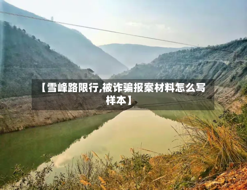 【雪峰路限行,被诈骗报案材料怎么写样本】-第1张图片