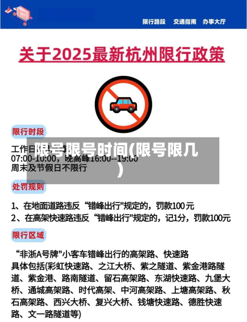限号限号时间(限号限几)-第1张图片