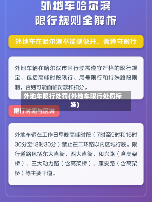 外地车限行处罚(外地车限行处罚标准)-第1张图片