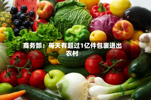 商务部:每天有超过1亿件包裹进出农村-第1张图片
