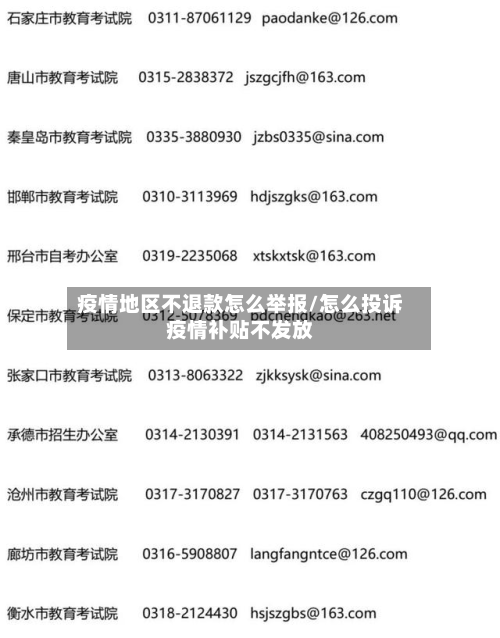 疫情地区不退款怎么举报/怎么投诉疫情补贴不发放-第1张图片