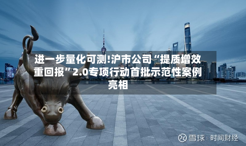 进一步量化可测!沪市公司“提质增效重回报	”2.0专项行动首批示范性案例亮相-第2张图片