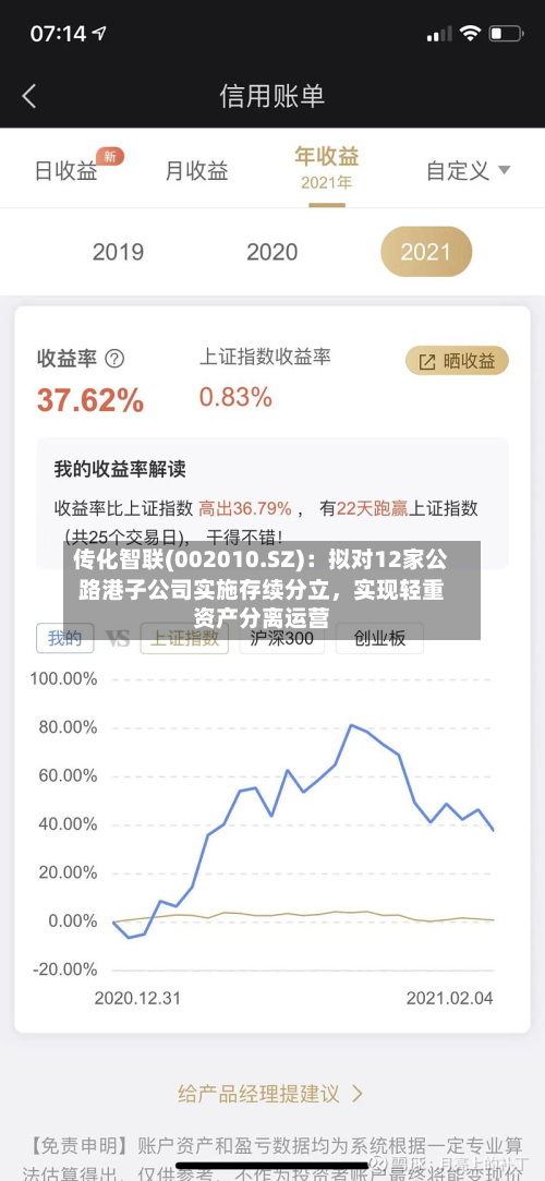 传化智联(002010.SZ)：拟对12家公路港子公司实施存续分立	，实现轻重资产分离运营-第3张图片