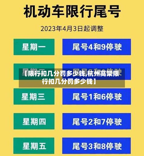 【限行扣几分罚多少钱,杭州高架限行扣几分罚多少钱】-第1张图片