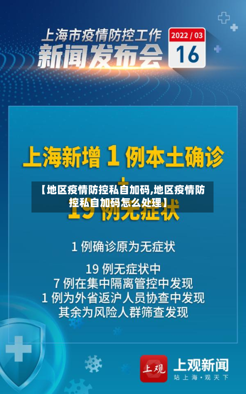 【地区疫情防控私自加码,地区疫情防控私自加码怎么处理】-第1张图片