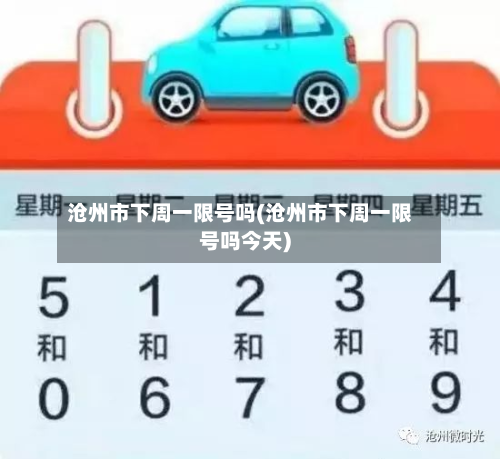 沧州市下周一限号吗(沧州市下周一限号吗今天)-第1张图片