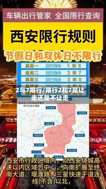 2与7限行/限行2和7是让走还是不让走-第1张图片