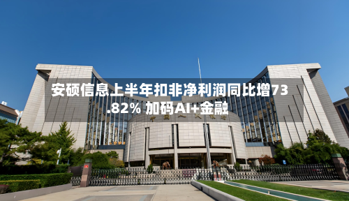 安硕信息上半年扣非净利润同比增73.82% 加码AI+金融-第1张图片
