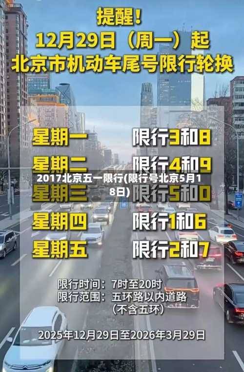 2017北京五一限行(限行号北京5月18日)-第1张图片