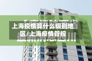 上海疫情算什么级别地区/上海疫情管控-第1张图片