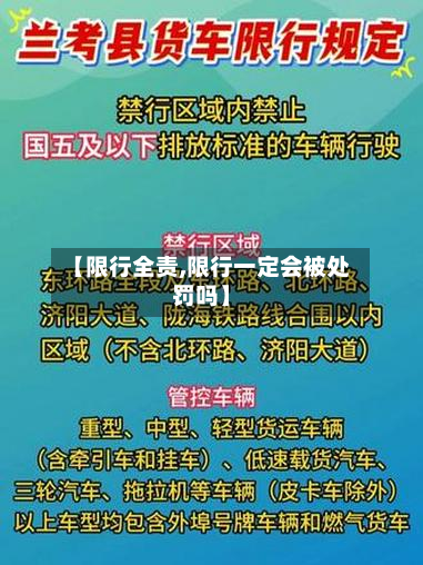【限行全责,限行一定会被处罚吗】-第1张图片