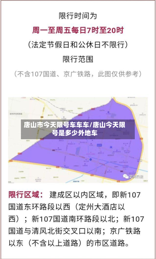 唐山市今天限号车车车/唐山今天限号是多少外地车-第3张图片