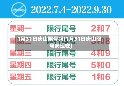 1月31日唐山限号吗(1月31日唐山限号吗现在)-第1张图片