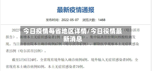 今日疫情每省地区详情/今日役情最新消息-第1张图片