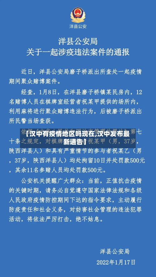 【汉中有疫情地区吗现在,汉中发布最新通告】-第1张图片