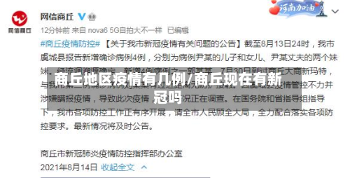 商丘地区疫情有几例/商丘现在有新冠吗-第1张图片