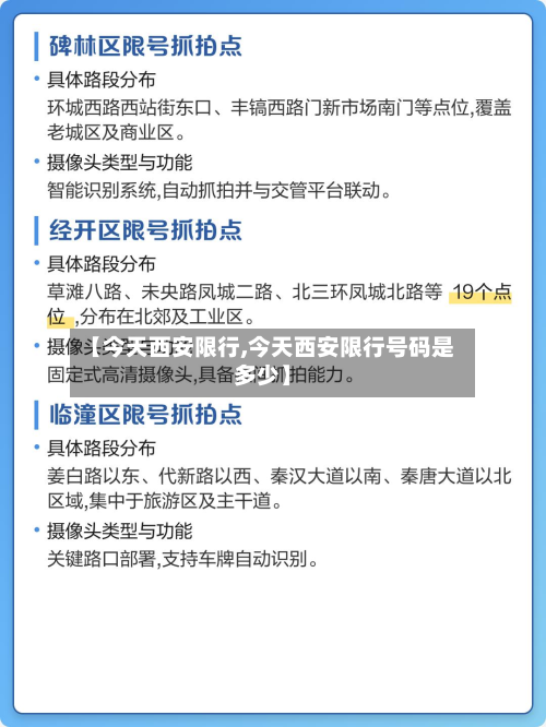 【今天西安限行,今天西安限行号码是多少】-第1张图片