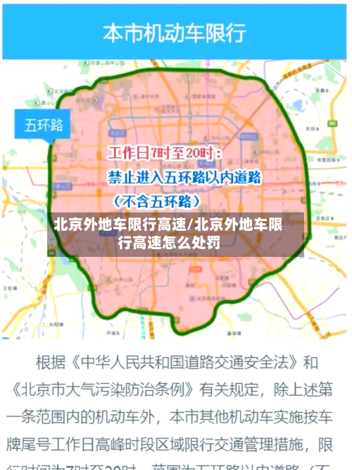 北京外地车限行高速/北京外地车限行高速怎么处罚-第1张图片