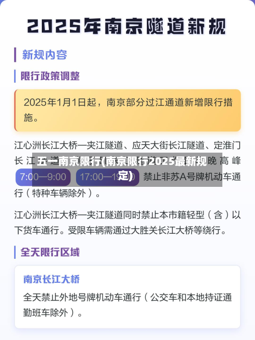 五一南京限行(南京限行2025最新规定)-第1张图片