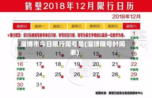 淄博市今日限行尾号是(淄博限号时间表)-第1张图片