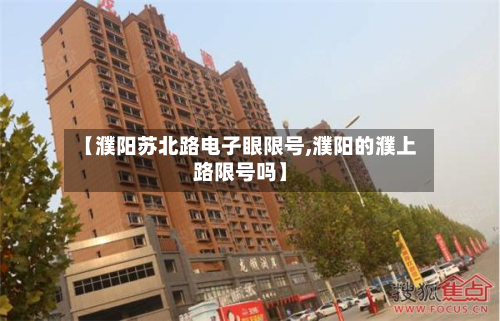 【濮阳苏北路电子眼限号,濮阳的濮上路限号吗】-第3张图片