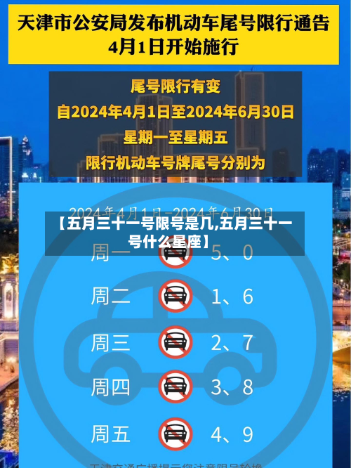 【五月三十一号限号是几,五月三十一号什么星座】-第1张图片