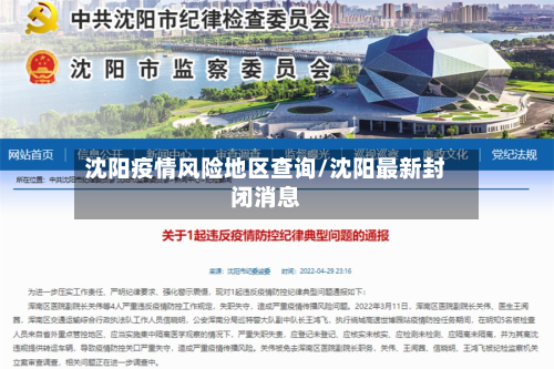 沈阳疫情风险地区查询/沈阳最新封闭消息-第1张图片