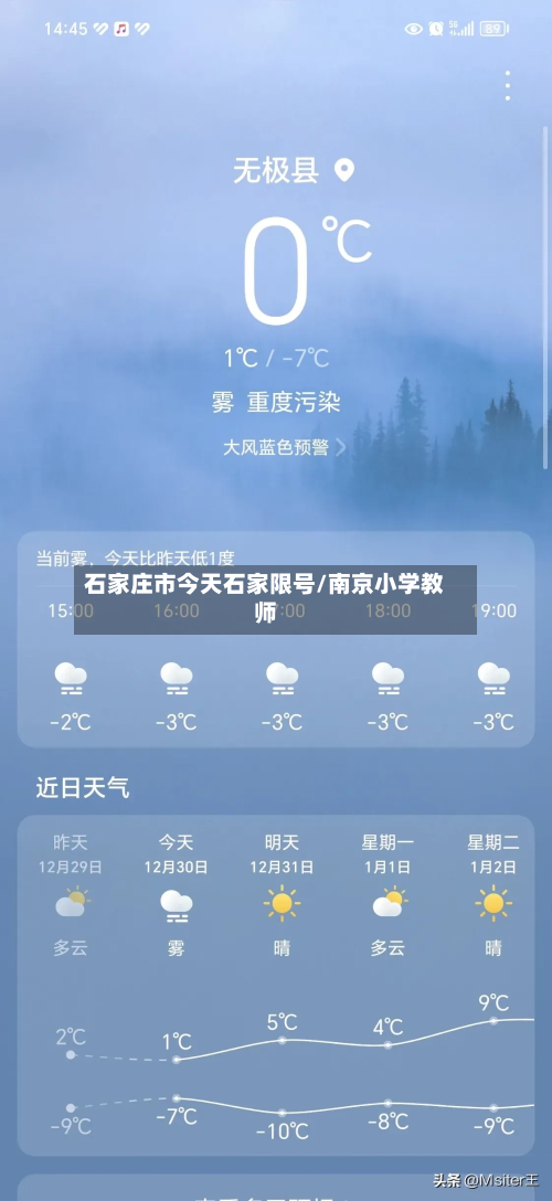 石家庄市今天石家限号/南京小学教师-第1张图片