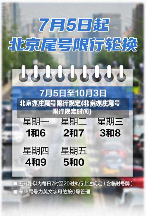 北京亦庄尾号限行规定(北京亦庄尾号限行规定时间)-第1张图片