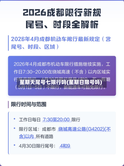 星期天尾号七限行吗(星期日限号吗)-第1张图片