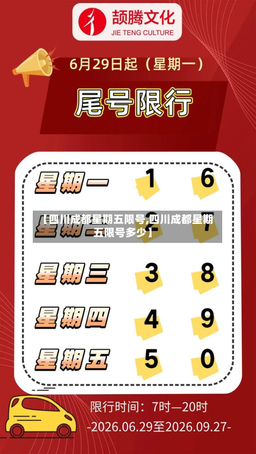 【四川成都星期五限号,四川成都星期五限号多少】-第1张图片