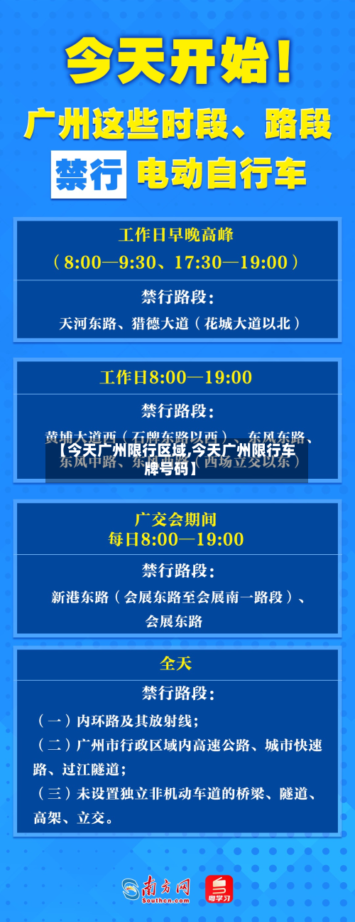 【今天广州限行区域,今天广州限行车牌号码】-第1张图片