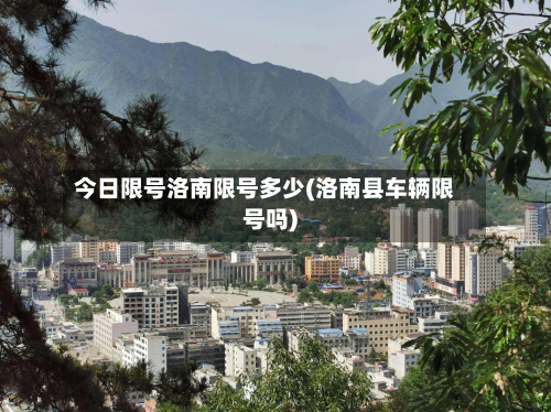 今日限号洛南限号多少(洛南县车辆限号吗)-第1张图片