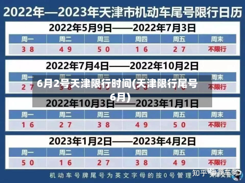 6月2号天津限行时间(天津限行尾号6月)-第1张图片