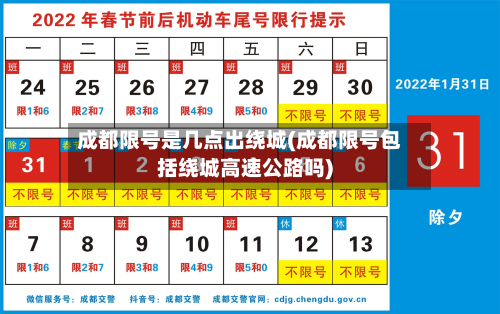 成都限号是几点出绕城(成都限号包括绕城高速公路吗)-第1张图片