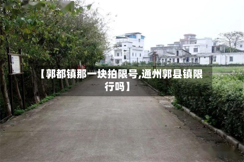 【郭都镇那一块拍限号,通州郭县镇限行吗】-第1张图片