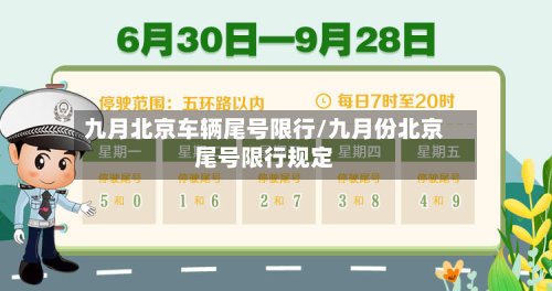九月北京车辆尾号限行/九月份北京尾号限行规定-第1张图片