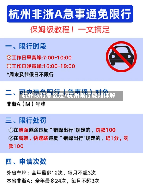 杭州限行怎么走/杭州限行规则详解-第1张图片