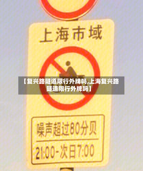 【复兴路隧道限行外牌吗,上海复兴路隧道限行外牌吗】-第1张图片