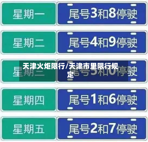 天津火炬限行/天津市里限行规定-第1张图片
