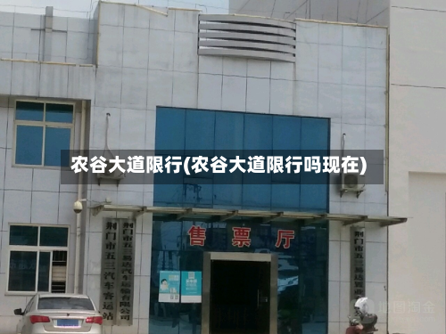 农谷大道限行(农谷大道限行吗现在)-第1张图片