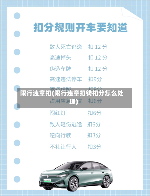 限行违章扣(限行违章扣钱扣分怎么处理)-第1张图片