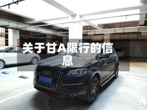 关于甘A限行的信息-第1张图片