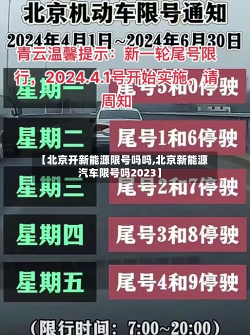 【北京开新能源限号吗吗,北京新能源汽车限号吗2023】-第1张图片