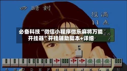 必备科技“微信小程序微乐麻将万能开挂器”开挂辅助脚本+详细-第3张图片