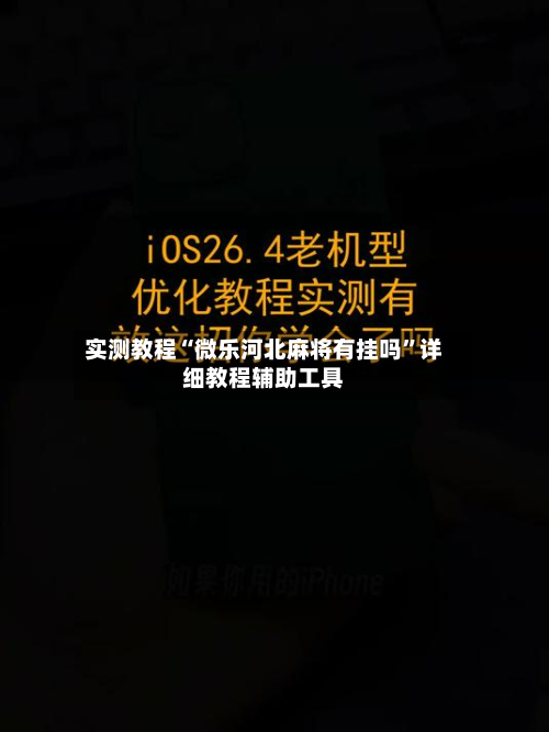 实测教程“微乐河北麻将有挂吗”详细教程辅助工具-第3张图片