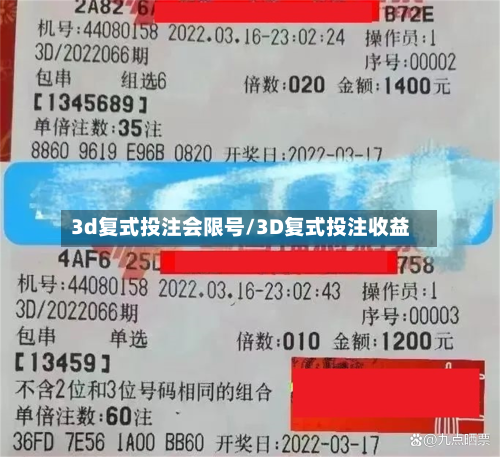 3d复式投注会限号/3D复式投注收益-第1张图片