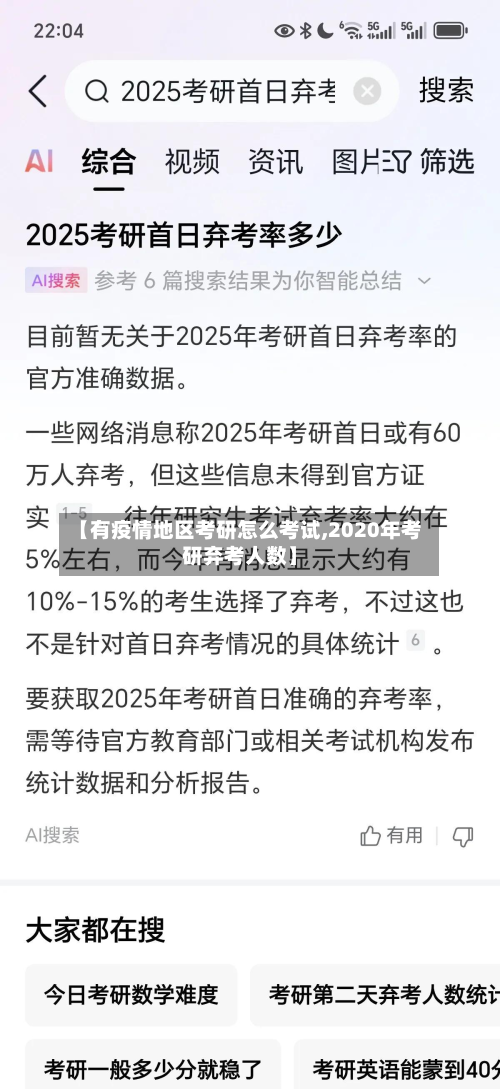 【有疫情地区考研怎么考试,2020年考研弃考人数】-第1张图片