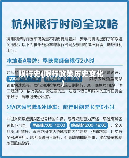 限行史(限行政策历史变化)-第1张图片